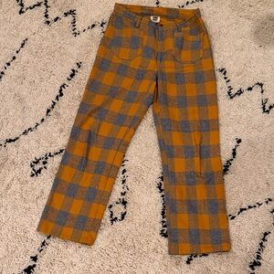Stylish Plaid Women's Pants